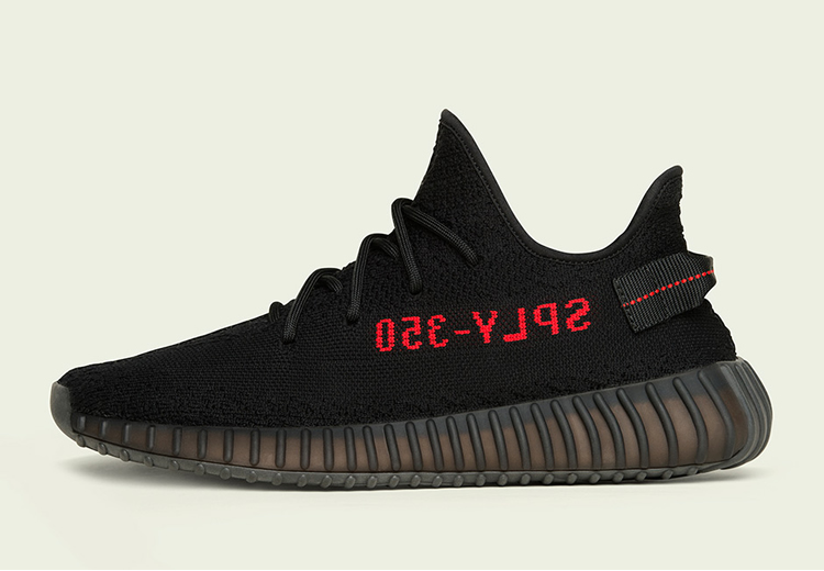 アディダス オリジナルス×カニエ・ウエスト「YEEZY BOOST 350 V2」黒赤