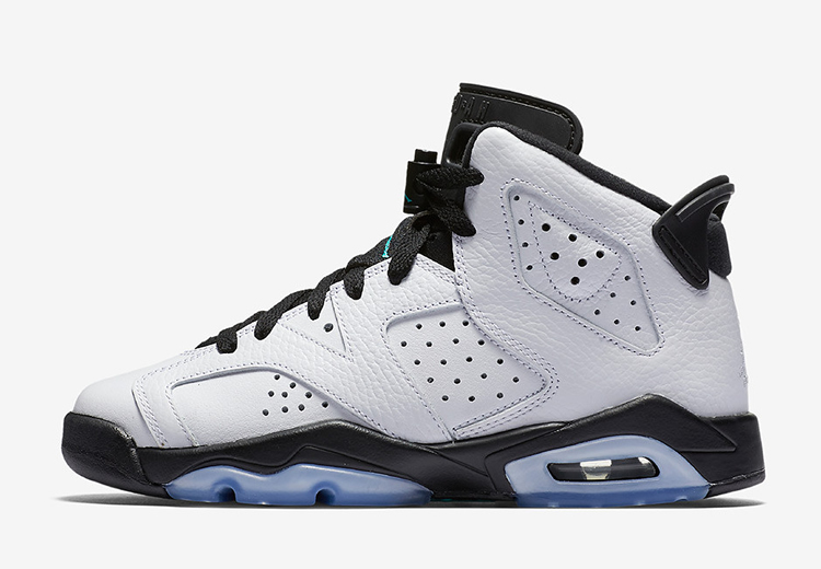 AIR JORDAN 6 RETRO BG - WHITE/WHITE/HYPER JADE